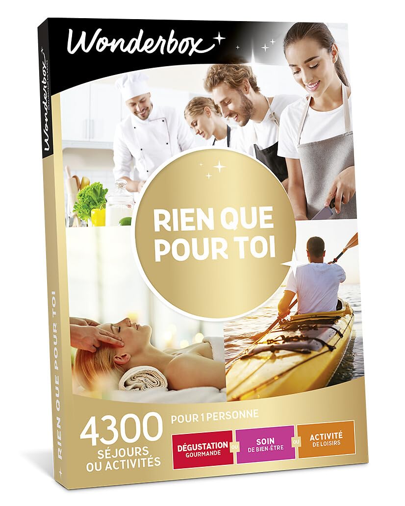 Wonderbox Rien Que pour Toi coffret cadeau 1 personne