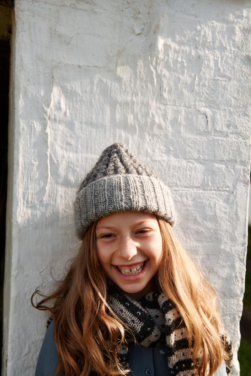 Isager Yarn Kits Cable Beanie kit tricot bonnet laine