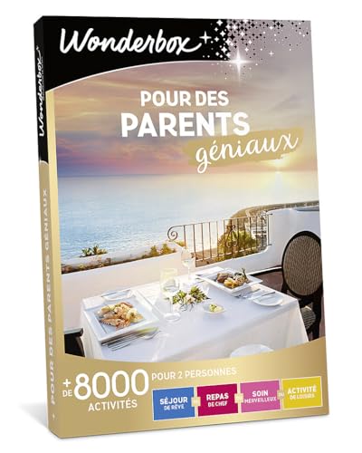 Wonderbox Parents Extra coffret cadeau 2 personnes multi-activités
