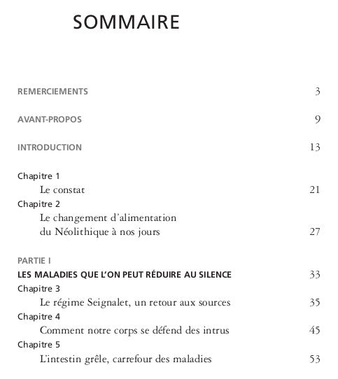 Souccar Réduire au silence 100 maladies livre broché Seignalet